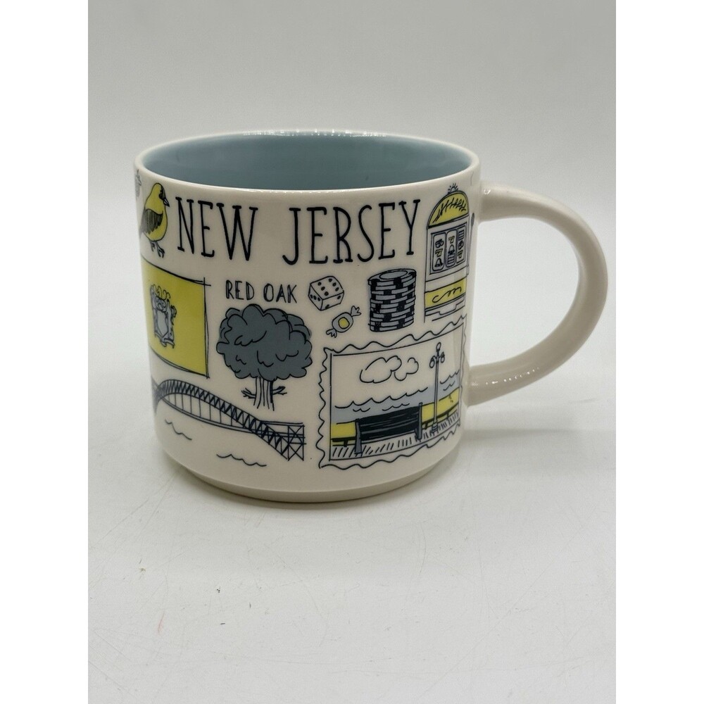 Starbucks NEW JERSEY 14oz Been There Series Garden State Coffee Mug 2018 Casino
